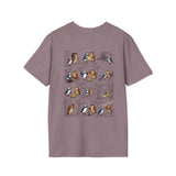 Owl And Puffin Camping T-Shirt
