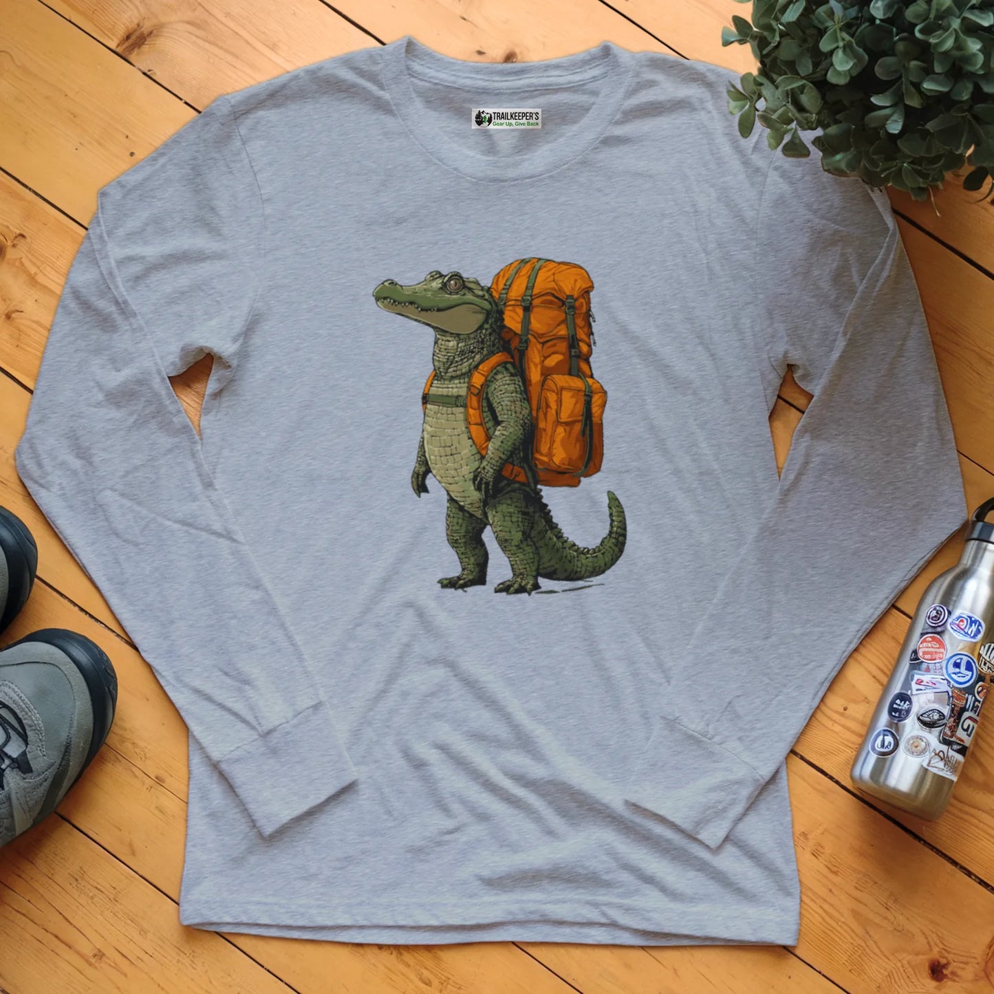 Alligator Backpacker Long Sleeve T-Shirt
