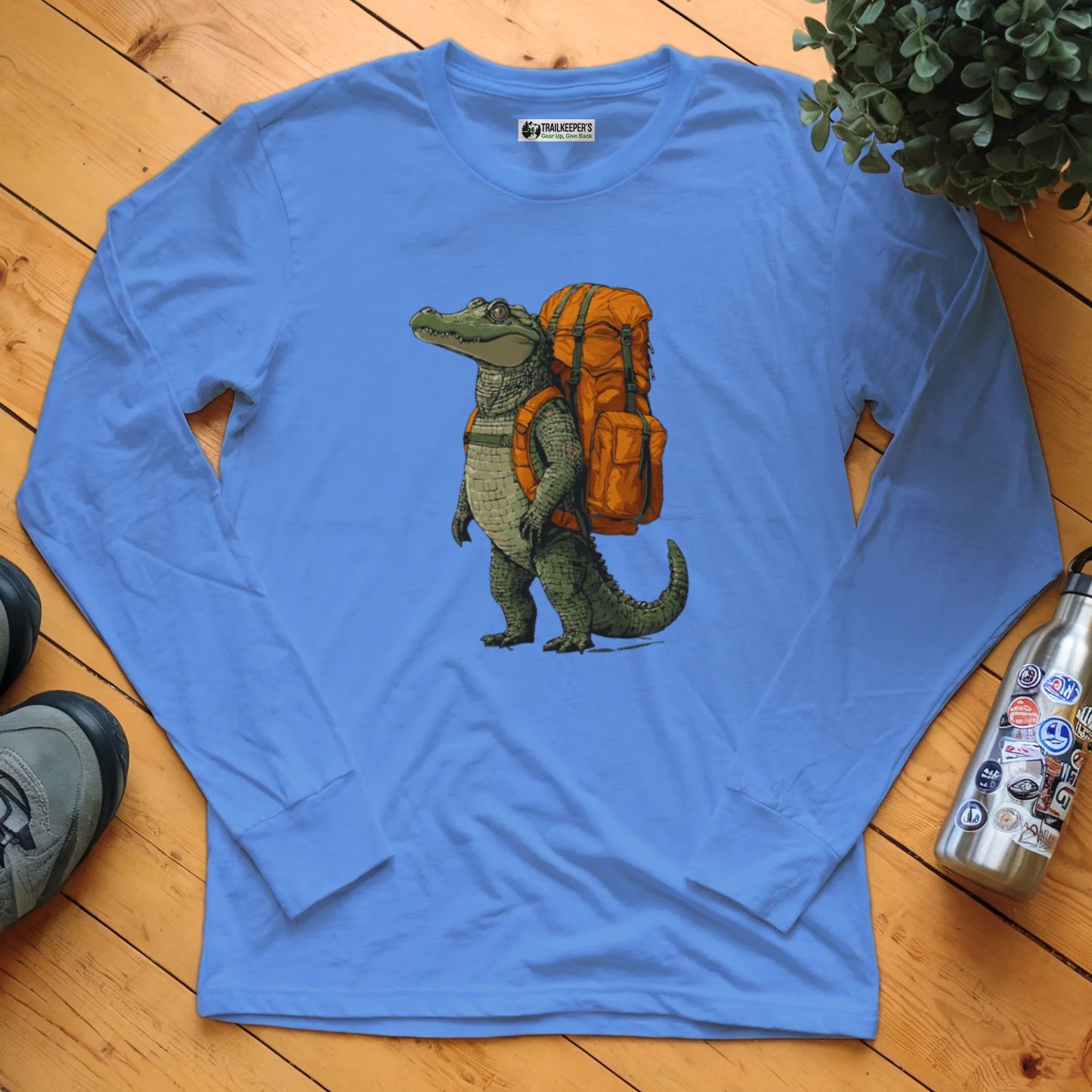 Alligator Backpacker Long Sleeve T-Shirt
