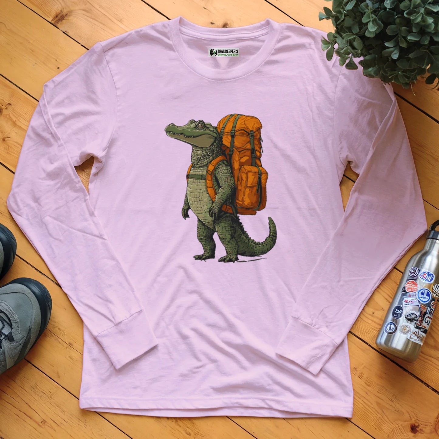 Alligator Backpacker Long Sleeve T-Shirt