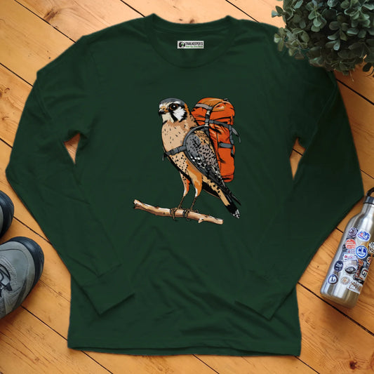 American Kestrel Backpacker Long Sleeve T-Shirt