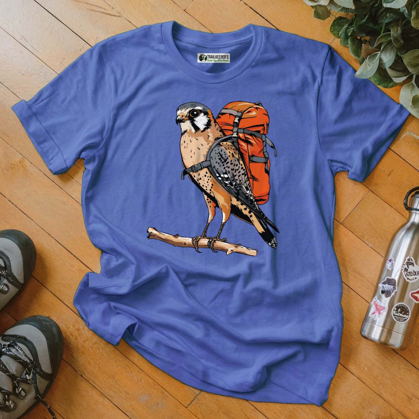 American Kestrel Backpacker T-Shirt
