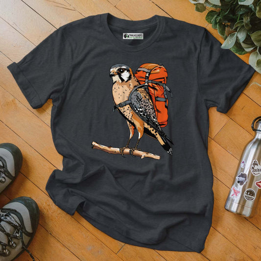 American Kestrel Backpacker T-Shirt