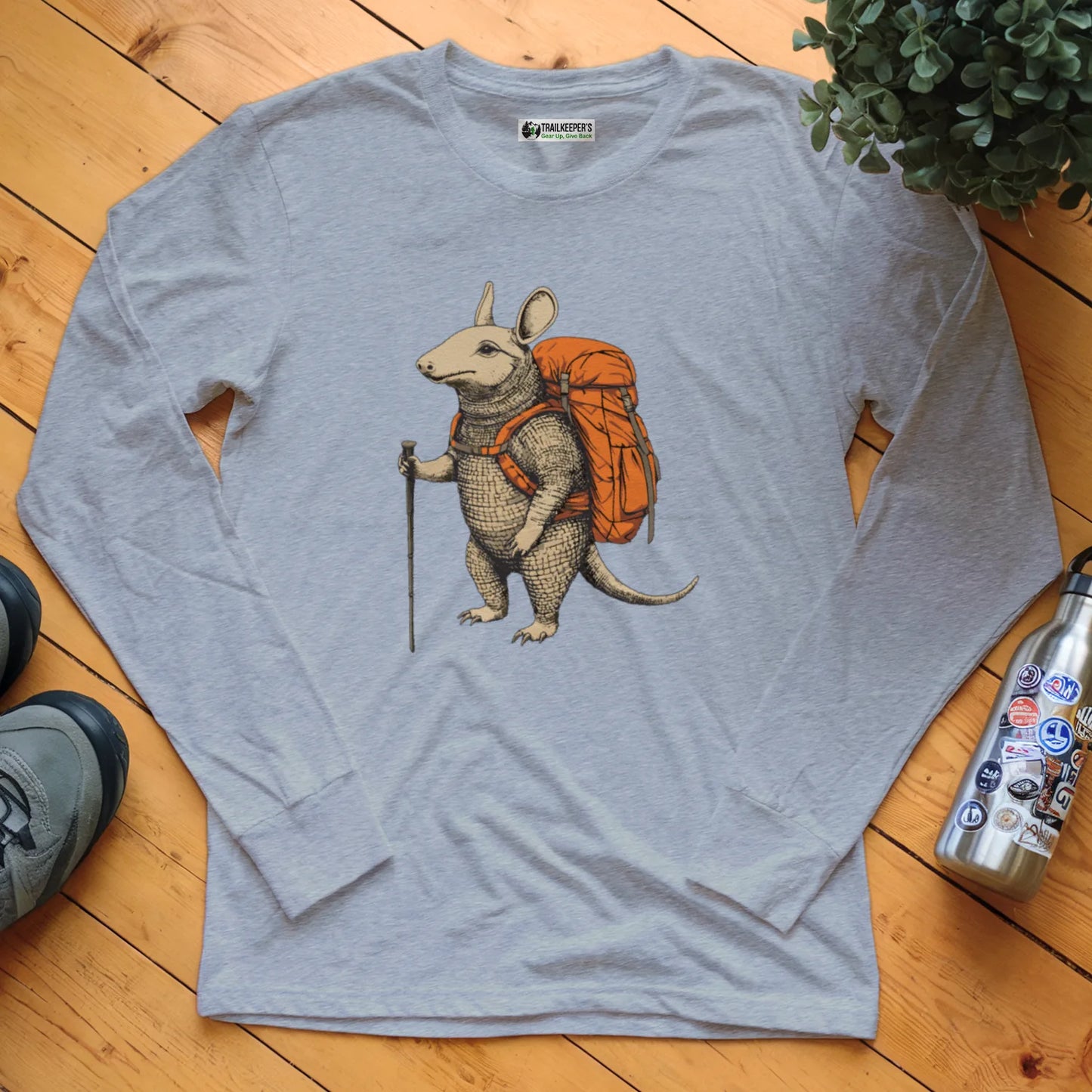 Armadillo Backpacker Long Sleeve T-Shirt
