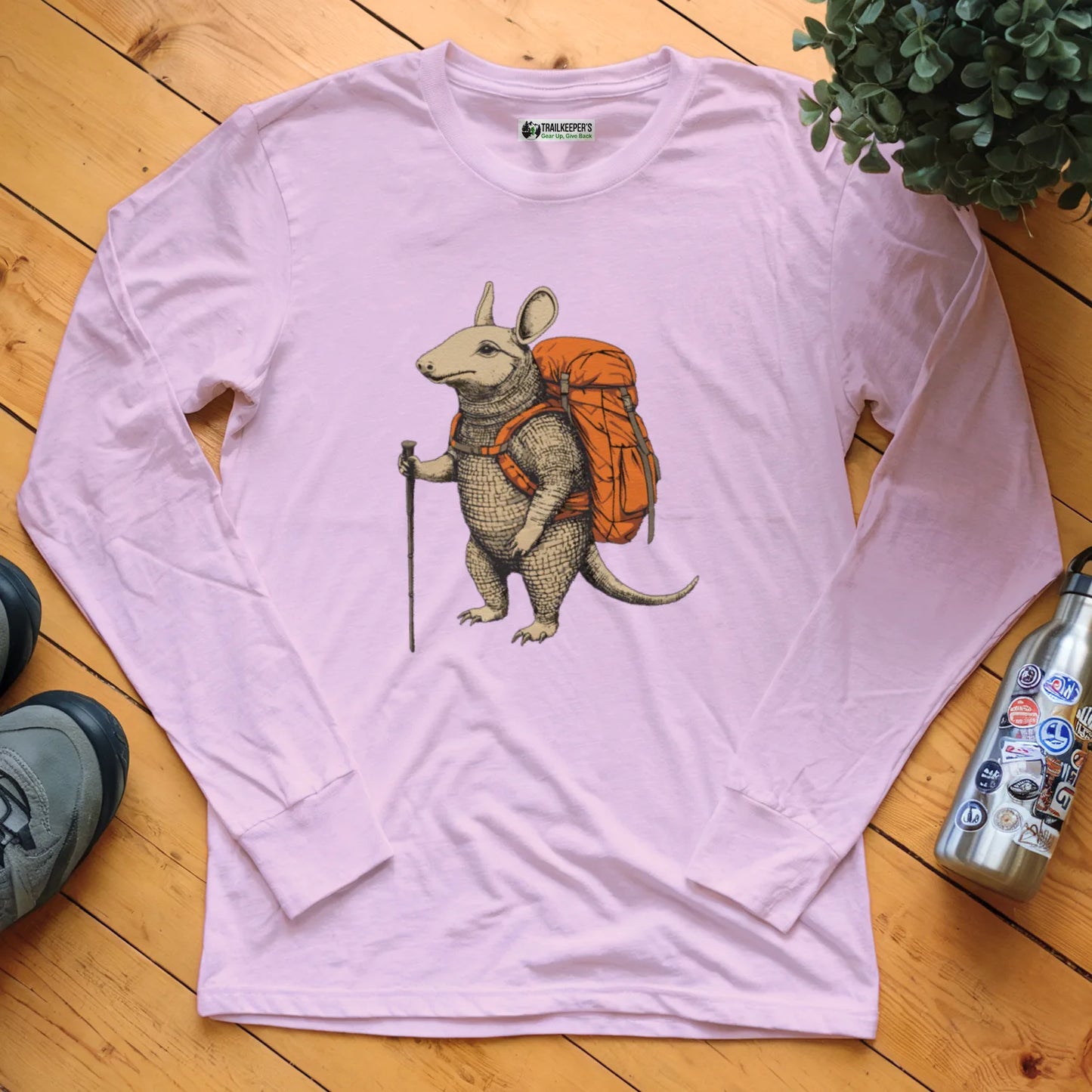 Armadillo Backpacker Long Sleeve T-Shirt