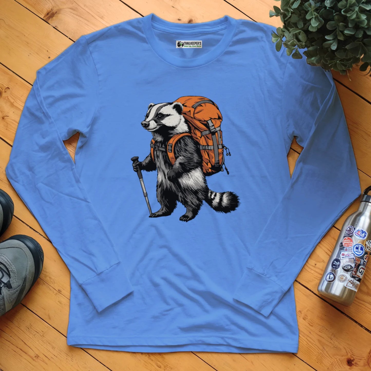 Badger Backpacker Long Sleeve T-Shirt