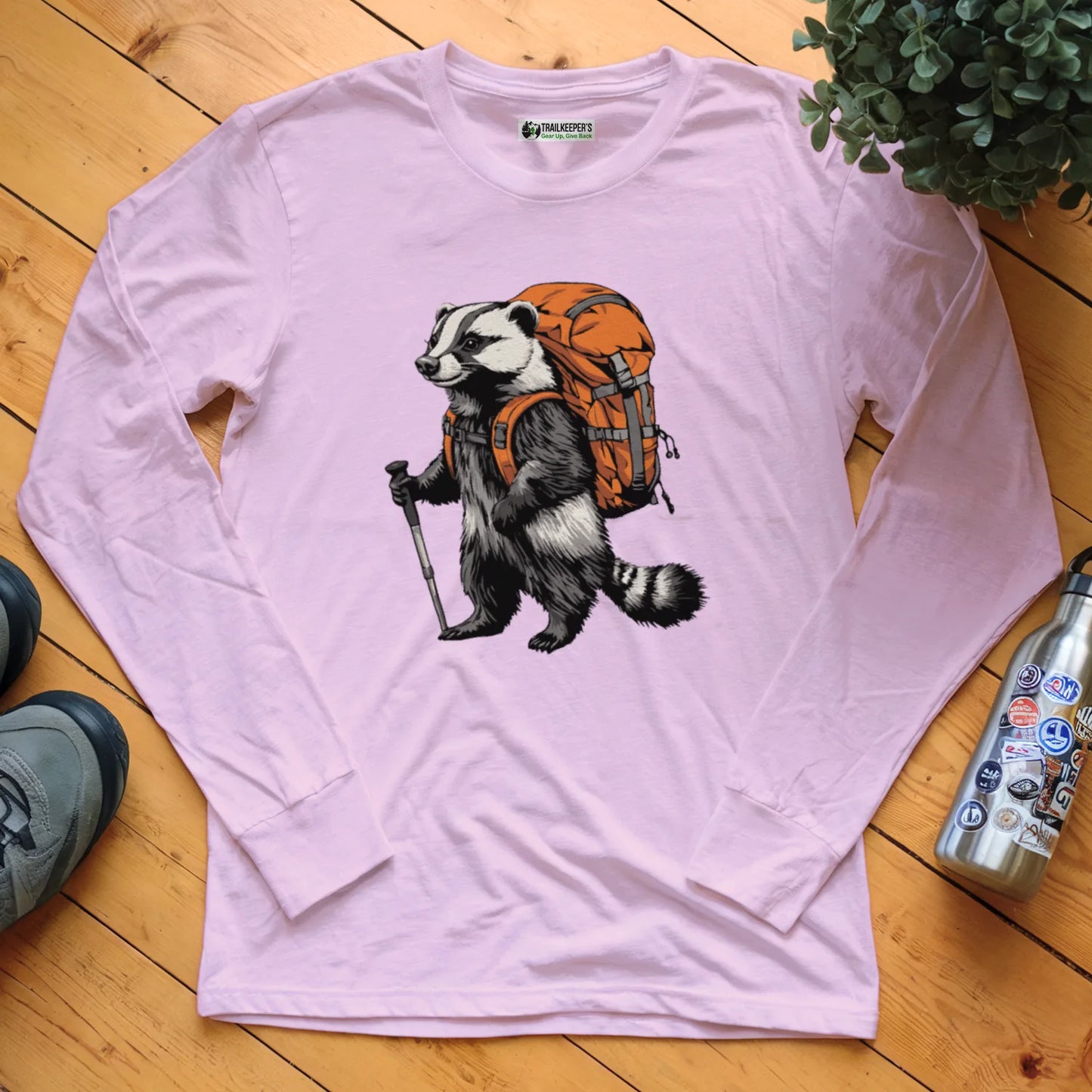 Badger Backpacker Long Sleeve T-Shirt