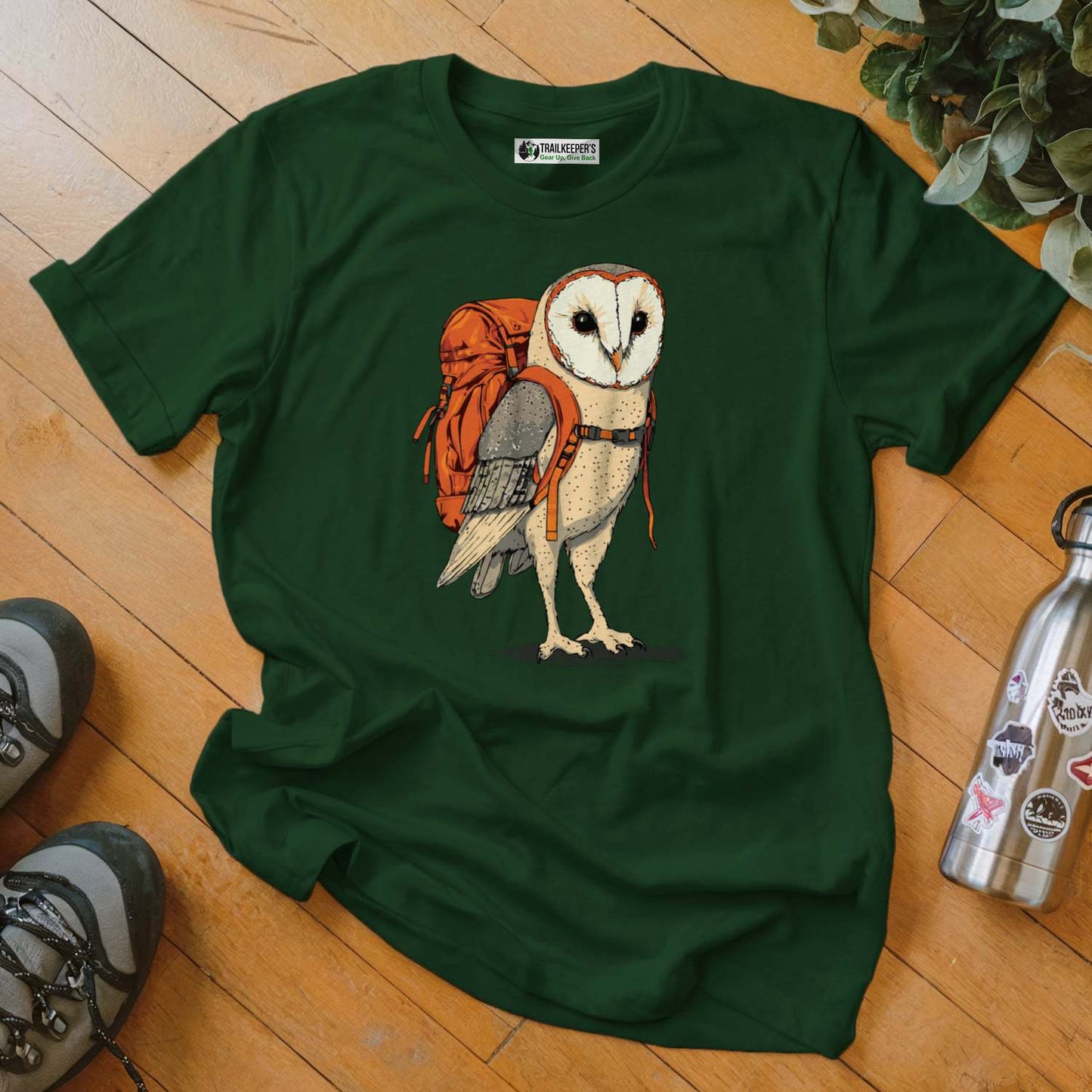 Barn Owl Backpacker T-Shirt