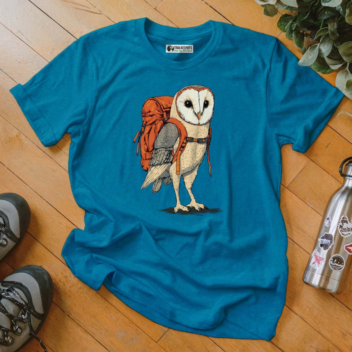 Barn Owl Backpacker T-Shirt