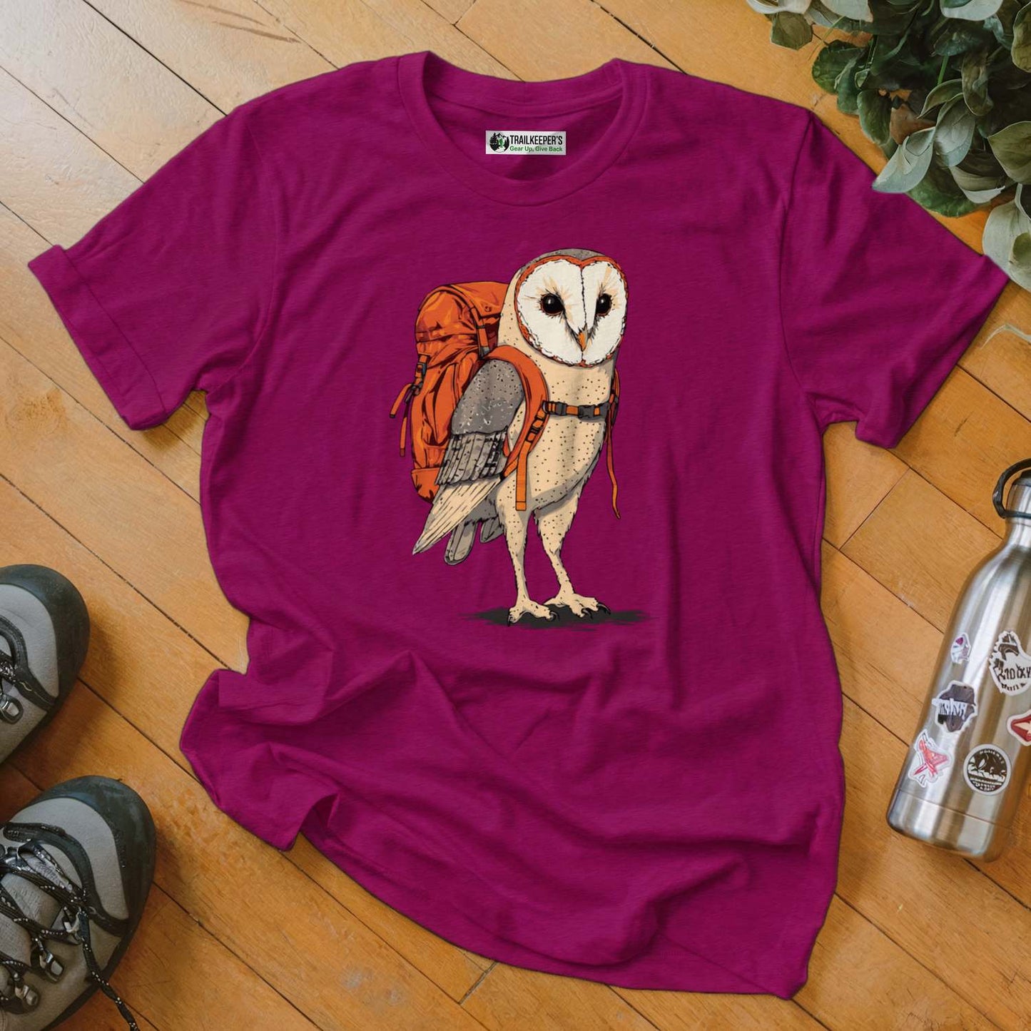 Barn Owl Backpacker T-Shirt