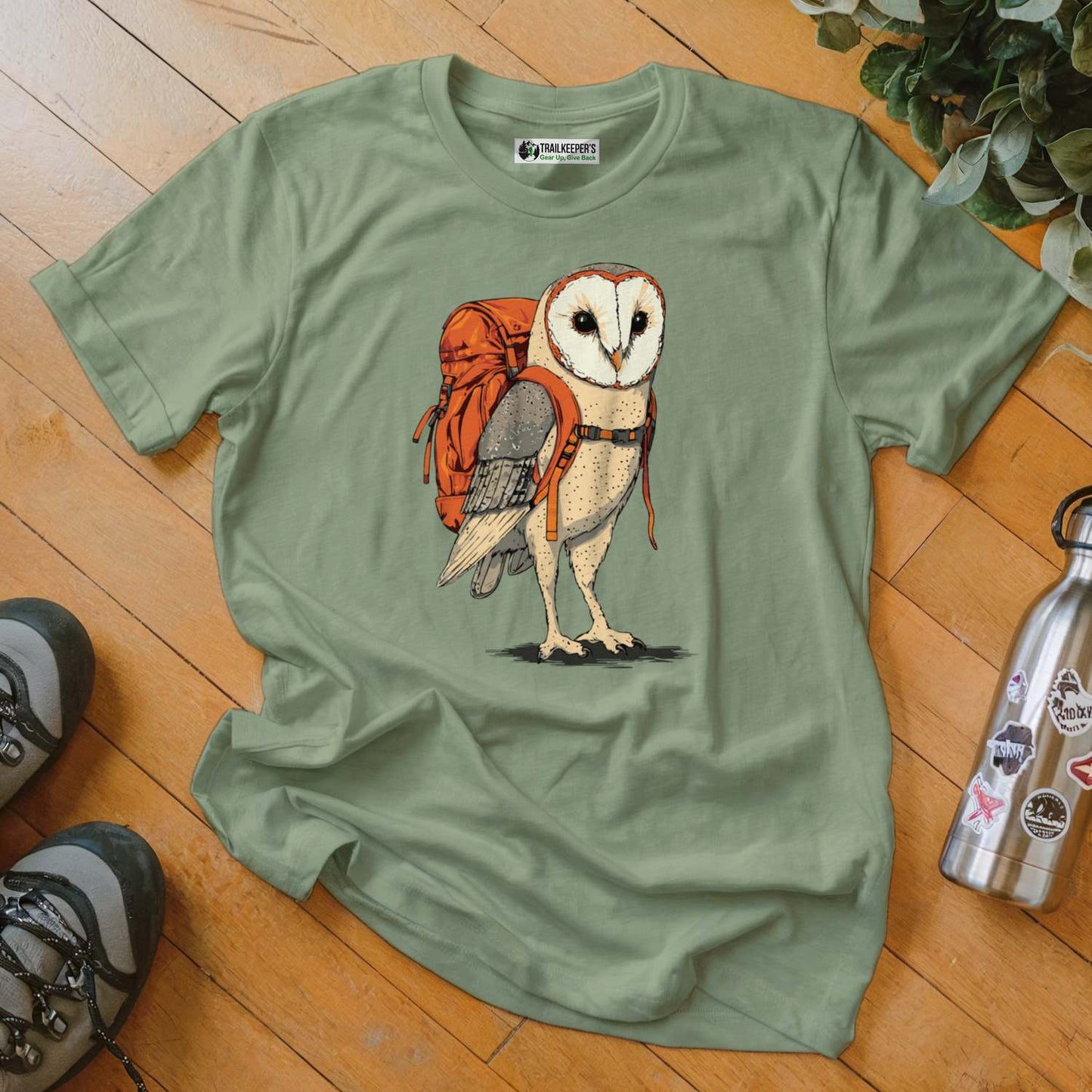 Barn Owl Backpacker T-Shirt