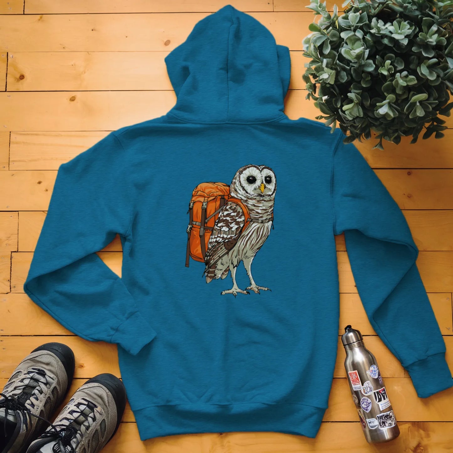Barred Owl Backpacker Hoodie