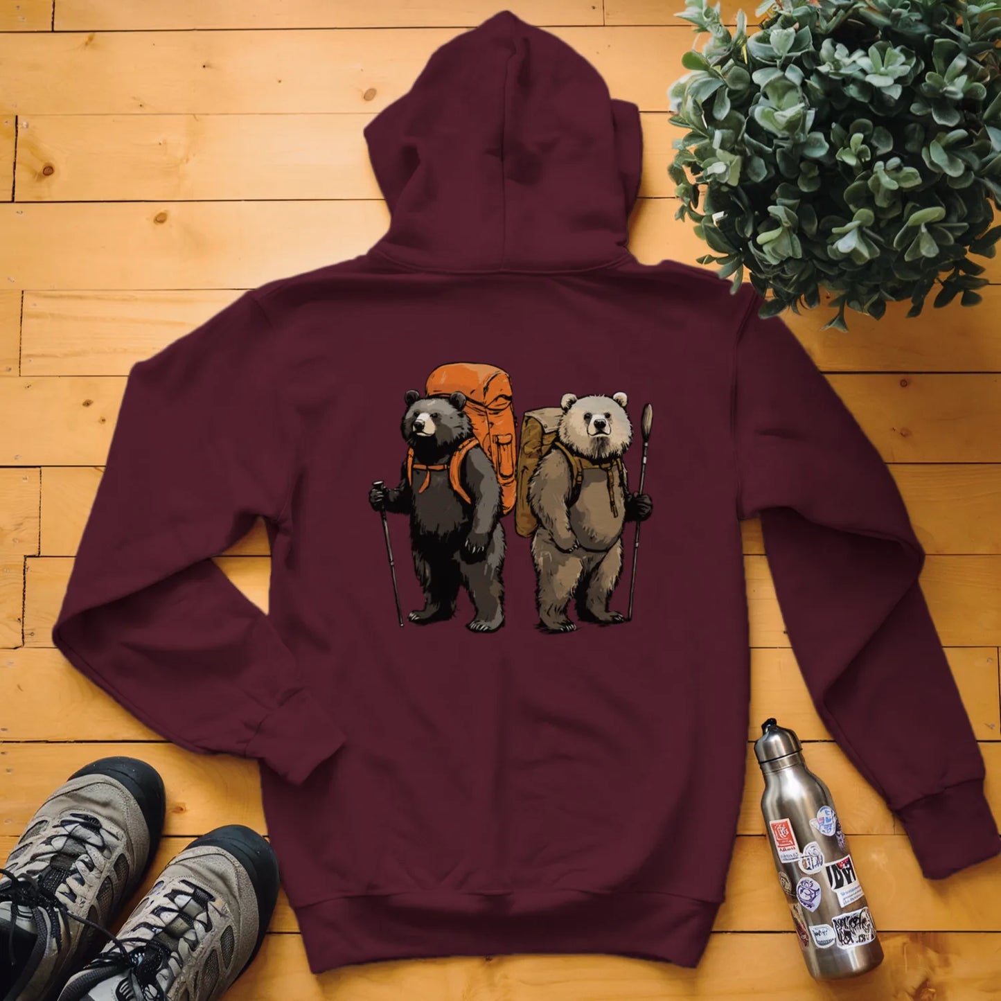 Bear Backpacker Buddies Hoodie