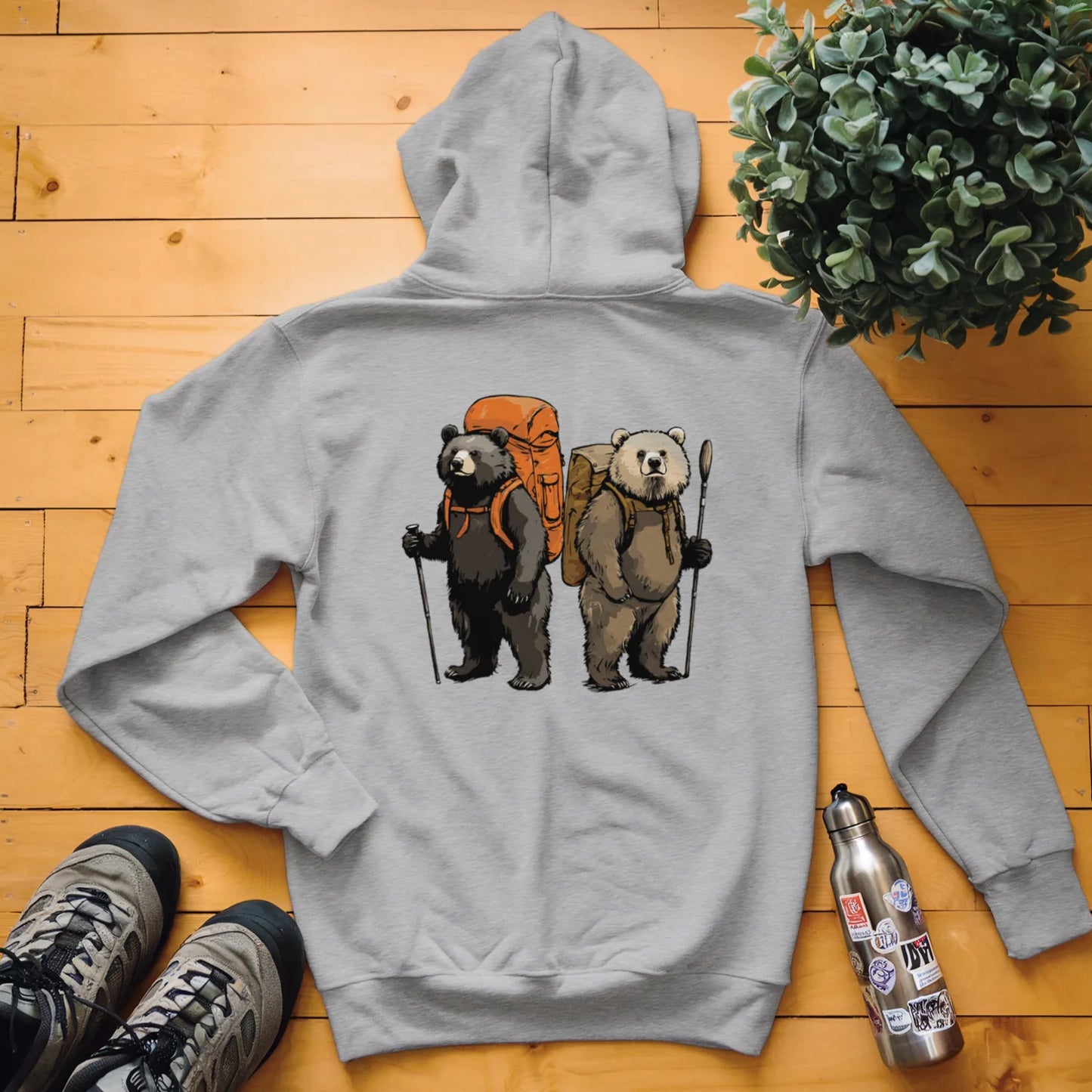 Bear Backpacker Buddies Hoodie