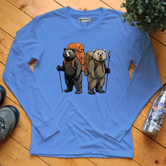 Bear Backpacker Buddies Long Sleeve T-Shirt