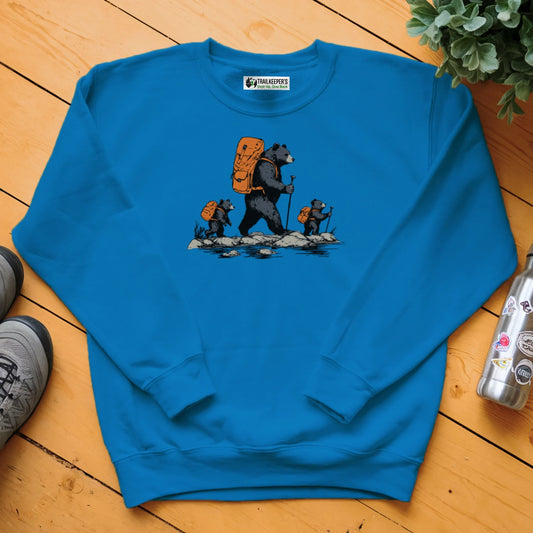 Bear Backpacker Family Sweatshirt
