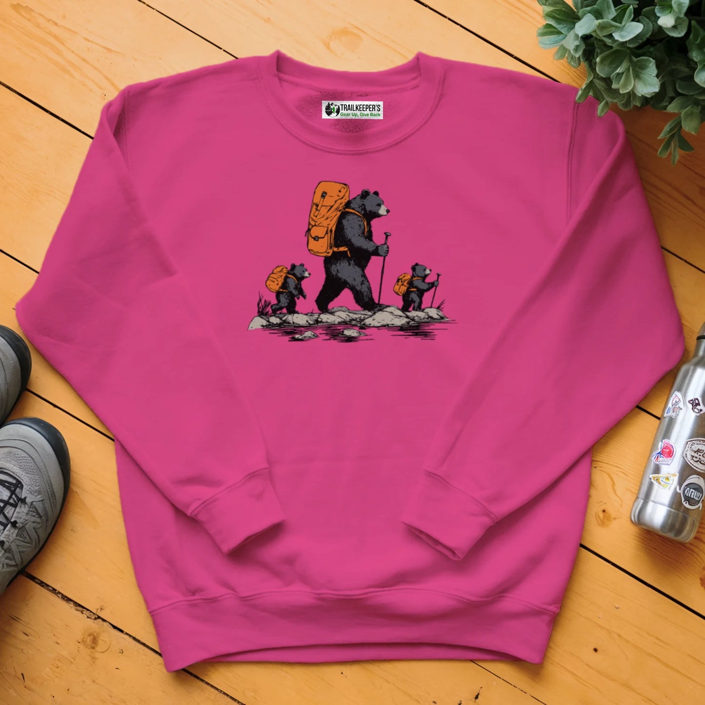 Bear Backpacker Family Sweatshirt