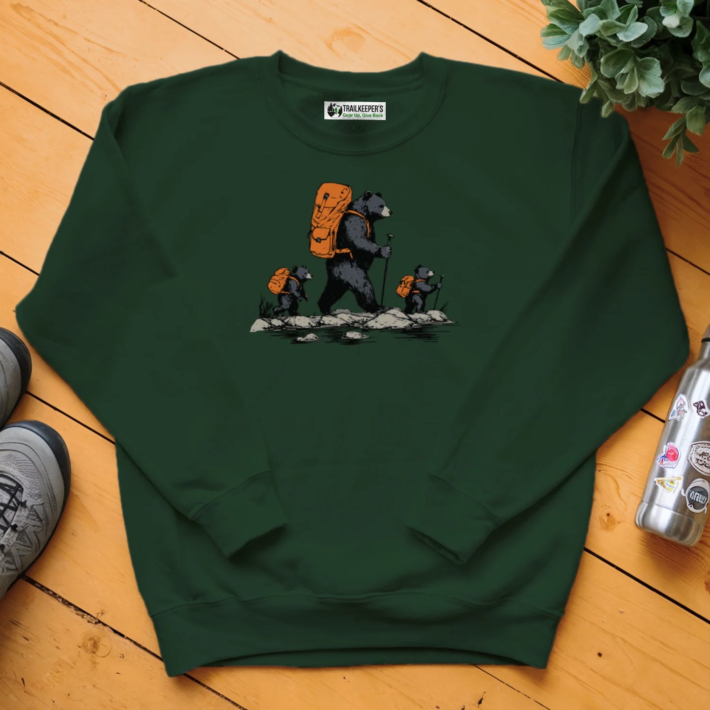 Bear Backpacker Family Sweatshirt