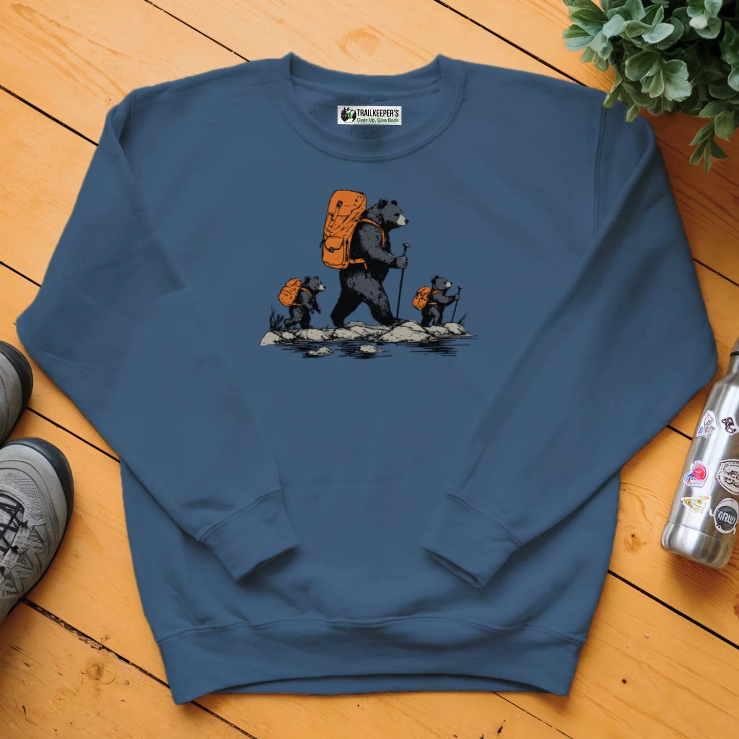 Bear Backpacker Family Sweatshirt