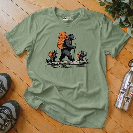 Bear Backpacker Family T-Shirt