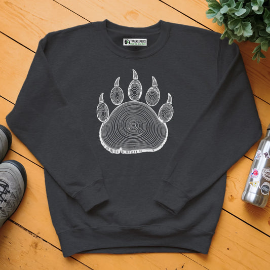 Bear Paw Tree Rings Sweatshirt
