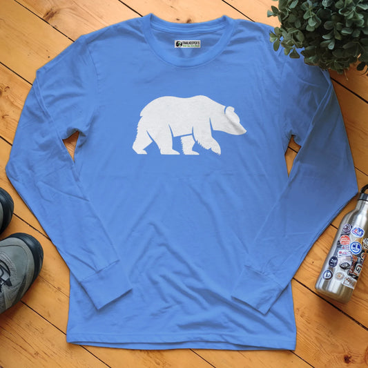 Bear Silhouette Long Sleeve T-Shirt