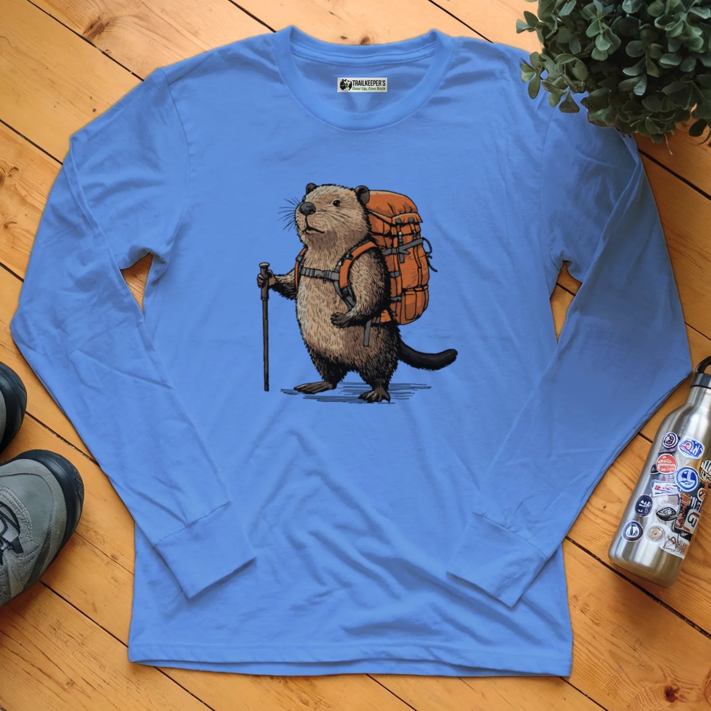 Beaver Backpacker Long Sleeve T-Shirt