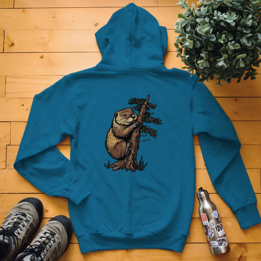 Beaver Tree Hugger Hoodie