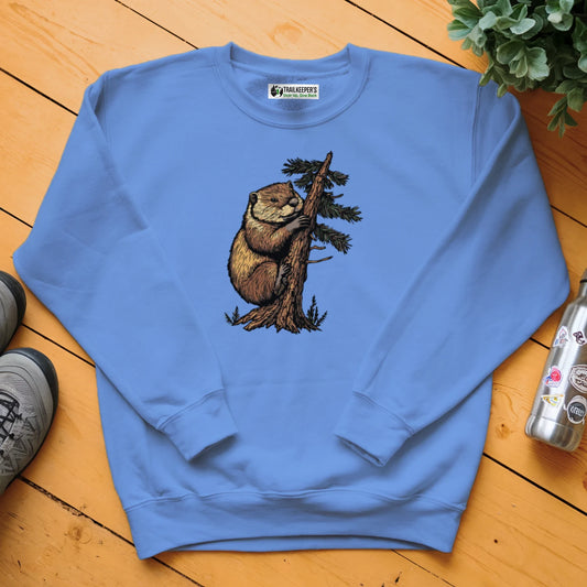 Beaver Tree Hugger Sweatshirt