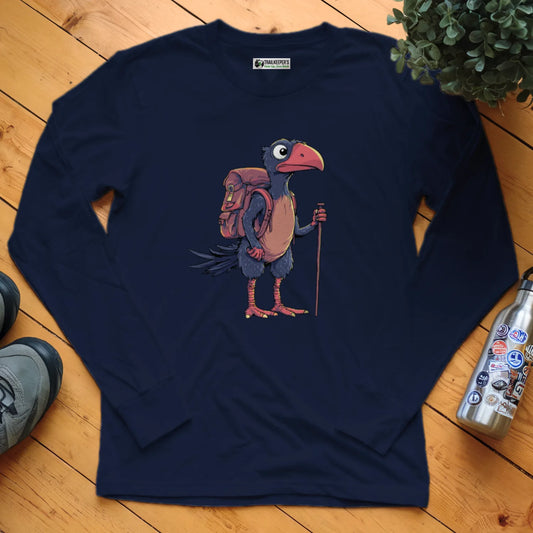 Bird Backpacker Long Sleeve T-Shirt