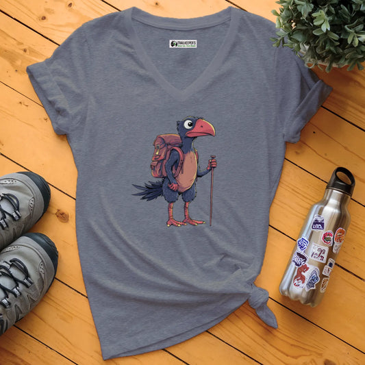 Bird Backpacker V-Neck T-Shirt