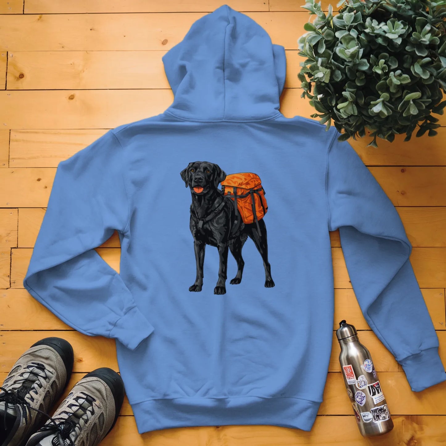 Black Lab Backpacker Hoodie