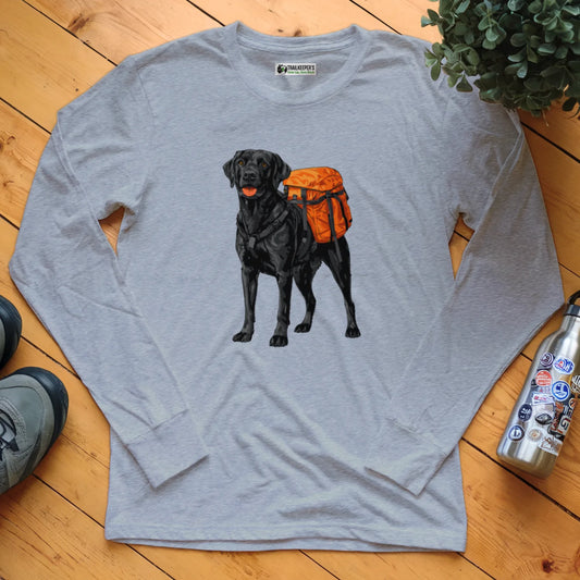 Black Lab Backpacker Long Sleeve T-Shirt