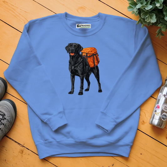 Black Lab Backpacker Sweatshirt