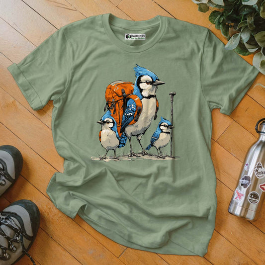 Blue Jay Backpacker Family T-Shirt