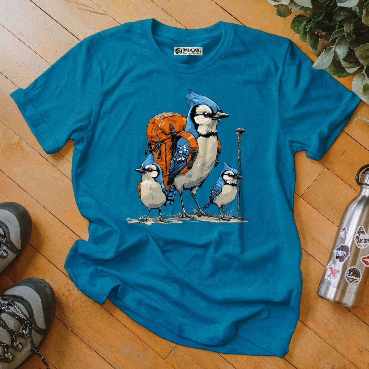 Blue Jay Backpacker Family T-Shirt