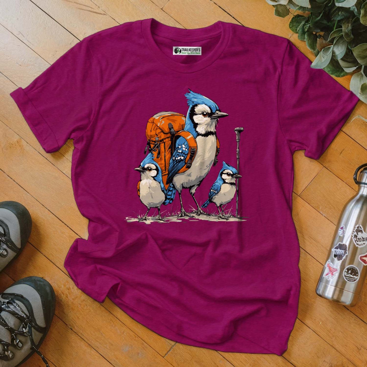 Blue Jay Backpacker Family T-Shirt