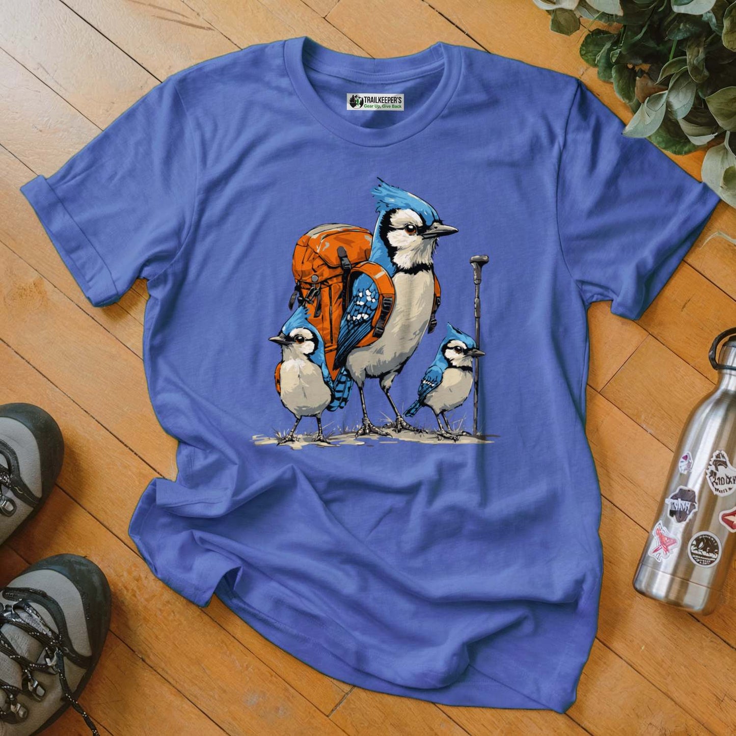 Blue Jay Backpacker Family T-Shirt
