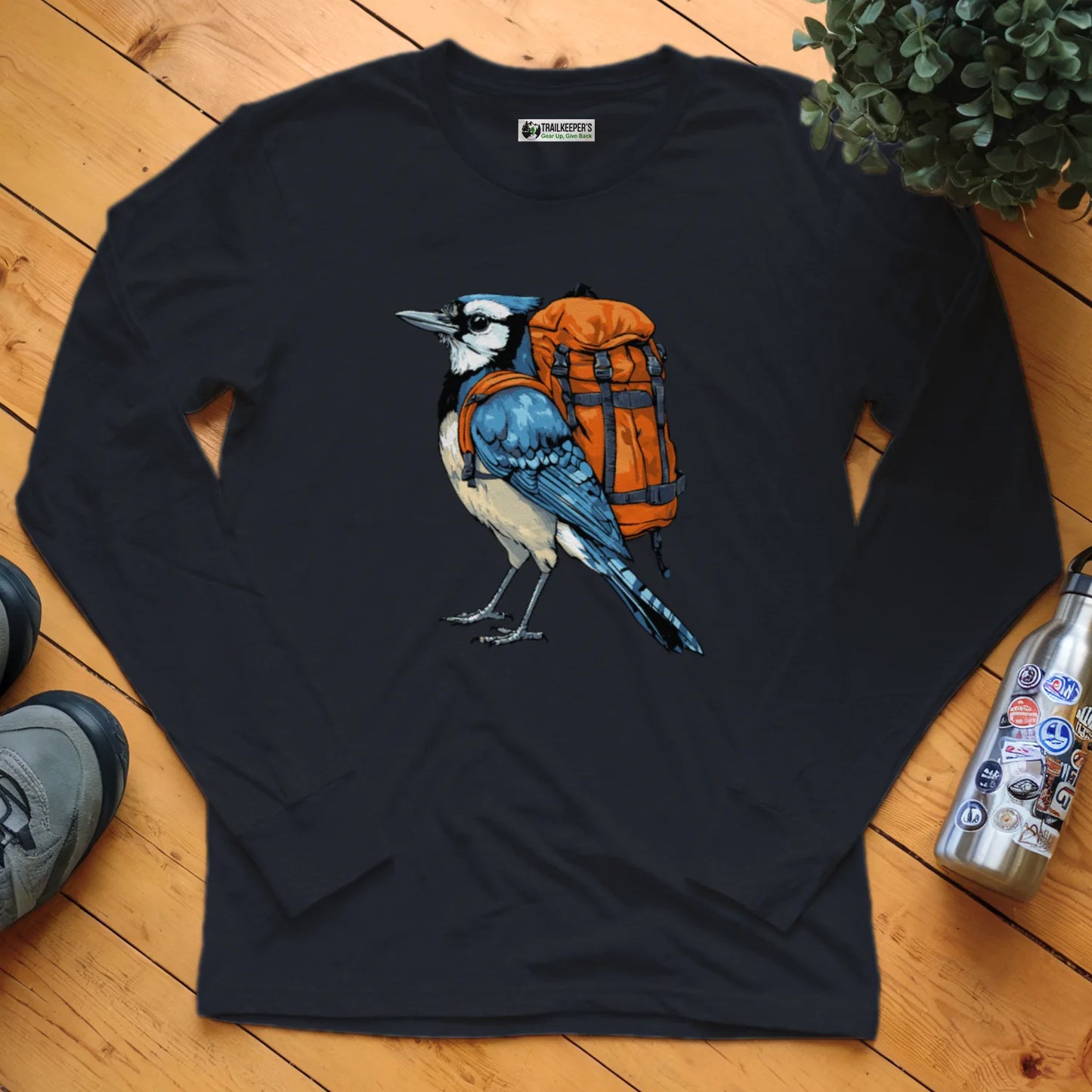 Blue Jay Backpacker Long Sleeve T-Shirt