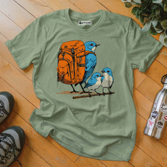 Bluebird Backpacker Family T-Shirt