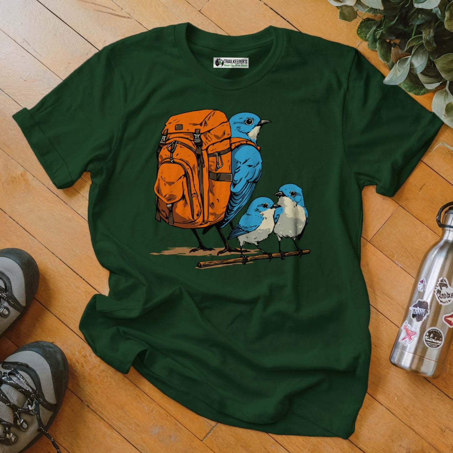 Bluebird Backpacker Family T-Shirt