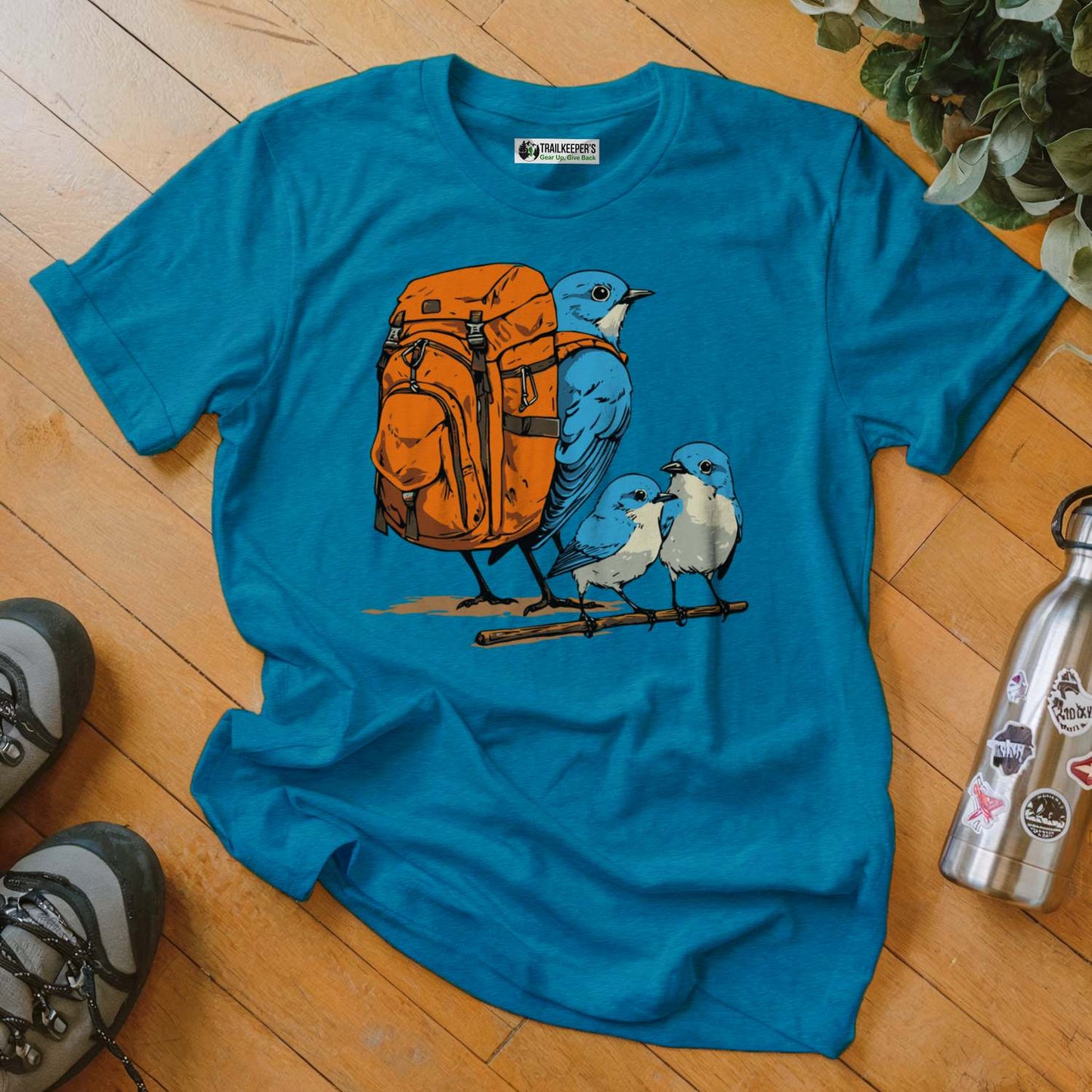 Bluebird Backpacker Family T-Shirt