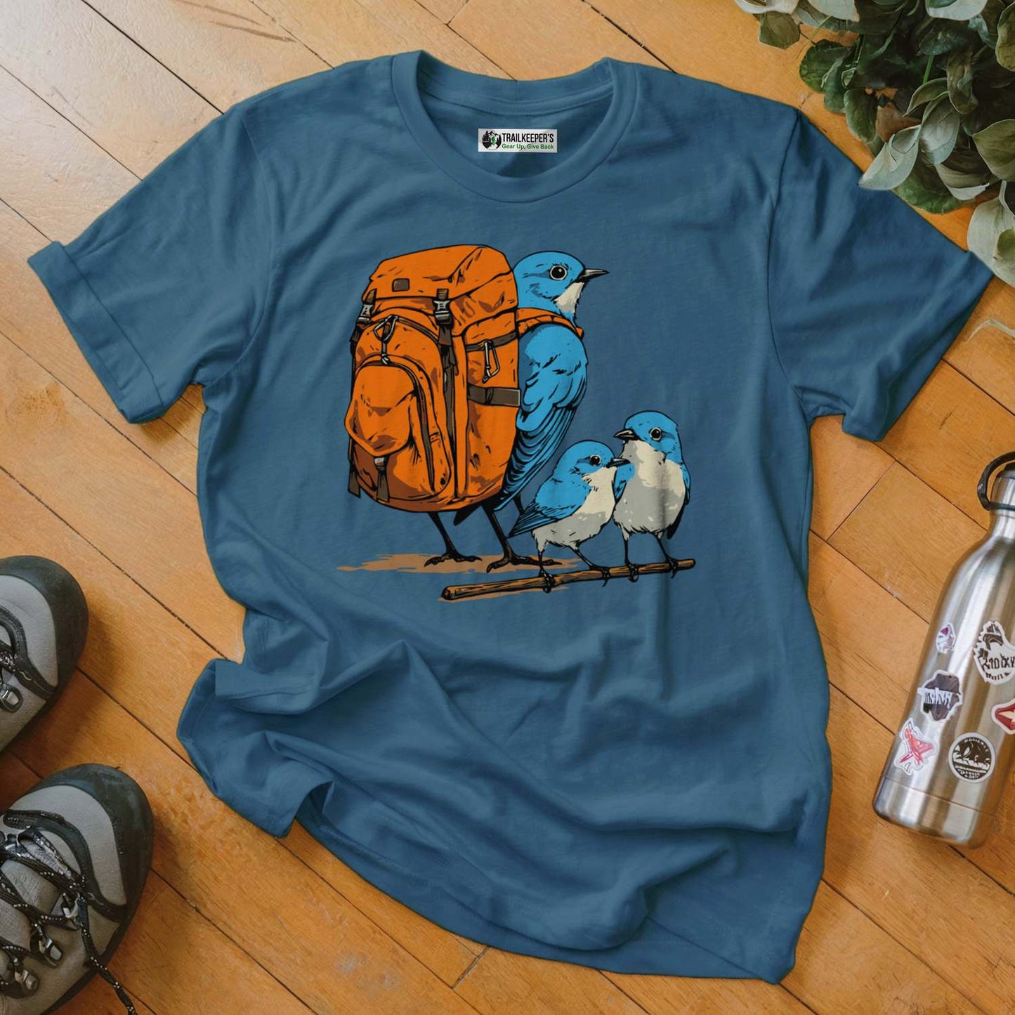 Bluebird Backpacker Family T-Shirt