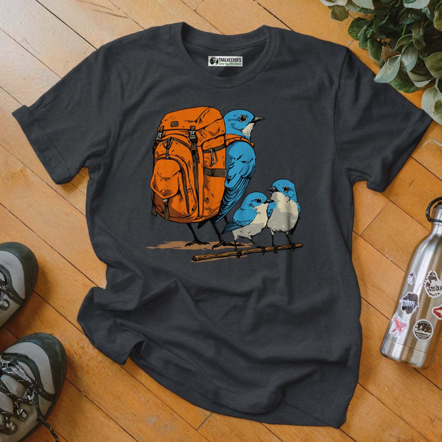 Bluebird Backpacker Family T-Shirt