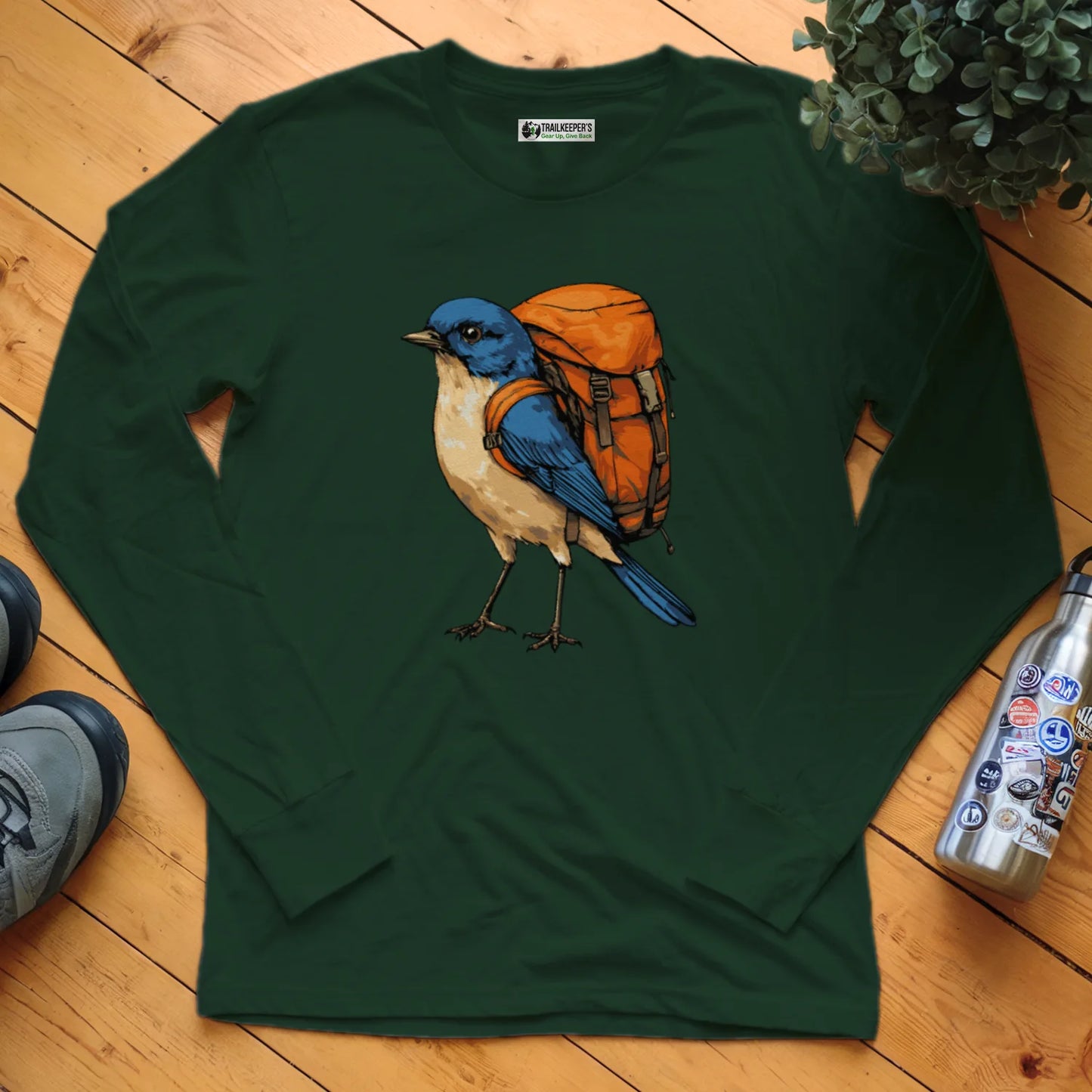 Bluebird Backpacker Long Sleeve T-Shirt