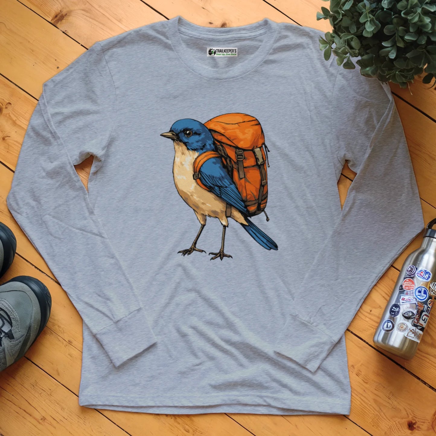 Bluebird Backpacker Long Sleeve T-Shirt