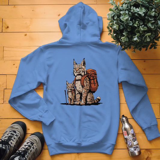 Bobcat Backpacker Family Hoodie