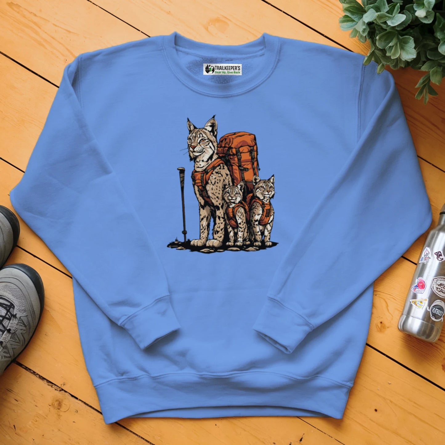 Bobcat Backpacker Family Sweatshirt