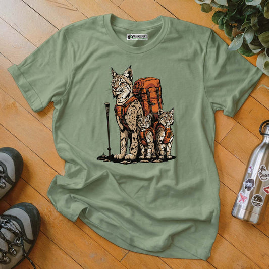 Bobcat Backpacker Family T-Shirt