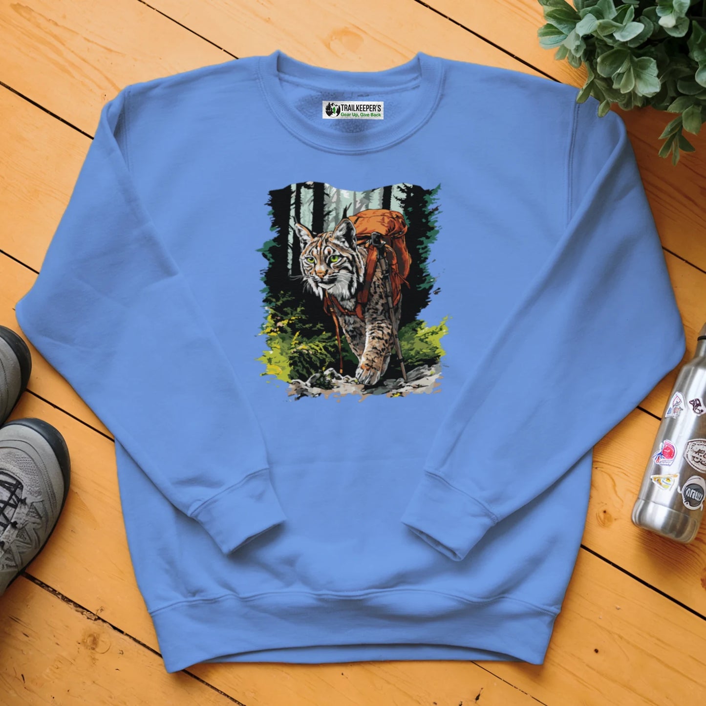 Bobcat Backpacker In The Woods Sweatshirt